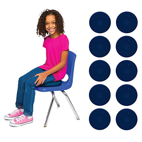 BouncyBand Wiggle Seat, Blue, 10-Pack – Small 10.75” D x 2.5” H - color: Blue, size: Small (Pack of 10)