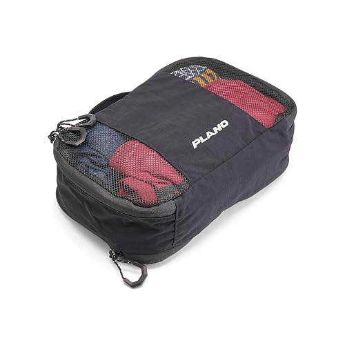 Plano StowAll Packing Cube, Medium, Black, Lightweight Expandable Gear Organizer with Mesh Panel, Fits Sportsman’s Trunks, Backpacks and Luggage - style: Medium