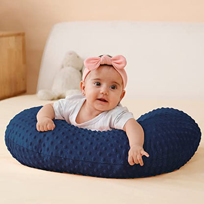 Nursing Pillow and Positioner, Breastfeeding, Bottle Feeding - color: Estate Blue