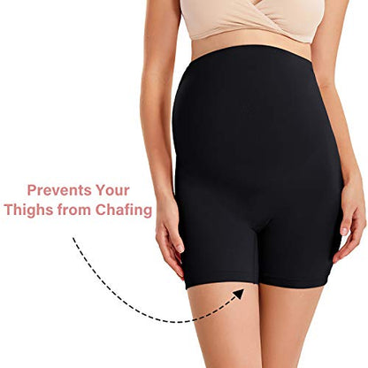 Gratlin Women's Maternity Shapewear Shorts - color: Black, size: X-Small