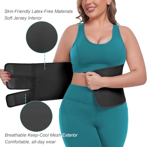 MAMODY Postpartum Recovery Belly Binder for C-Section & Natural Delivery - color: Black