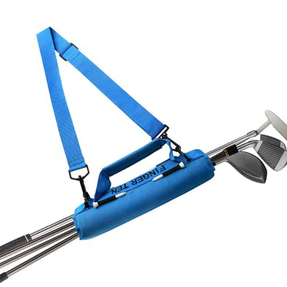 FINGER TEN Mini Golf Bag for 3-7 Clubs - color: Blue, size: 1Pc