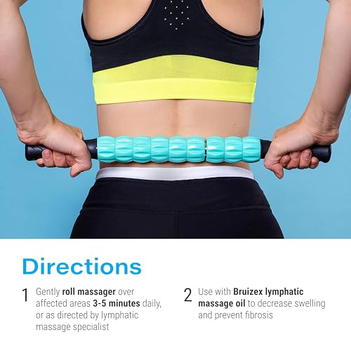 Bruizex Lipo Roller Lymphatic Drainage Massager, Massage Tool for Stomach - size: Medical Plastic Massager