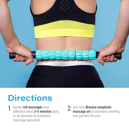 Bruizex Lipo Roller Lymphatic Drainage Massager, Massage Tool for Stomach - size: Medical Plastic Massager