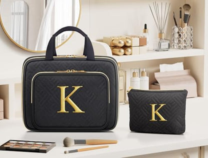 Personalized Hanging Toiletry Bag Travel Makeup & Cosmetic Bag Organizer - style: L