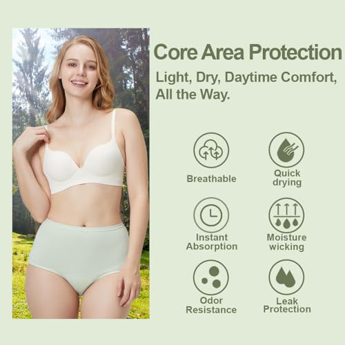 BATTEWA 50ml Incontinence Underwear for Women Leak Proof Panties 5color 4XL