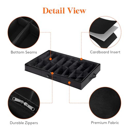 Lifewit Under Bed Shoe Storage Organizer, 2 Pack(16 Shoes Cells) - size: 16 Shoes Cells