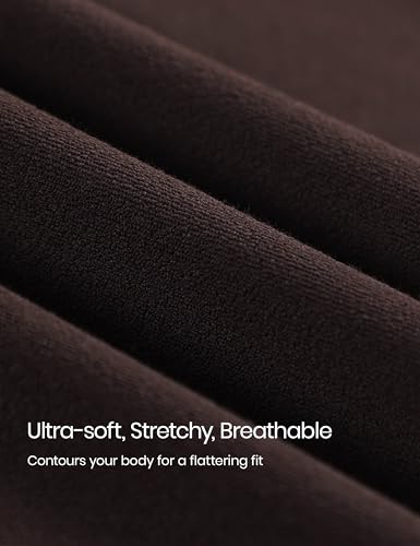 CRZ YOGA Maternity Crewneck T-Shirt - color: Hot Fudge Brown, size: Medium