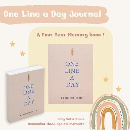 Luxury Gift Set for New & Expecting Moms | 4-Year One Line a Day Journal, 2 Bath Bombs, Cozy Socks, Greeting Card | Complete Bundle |