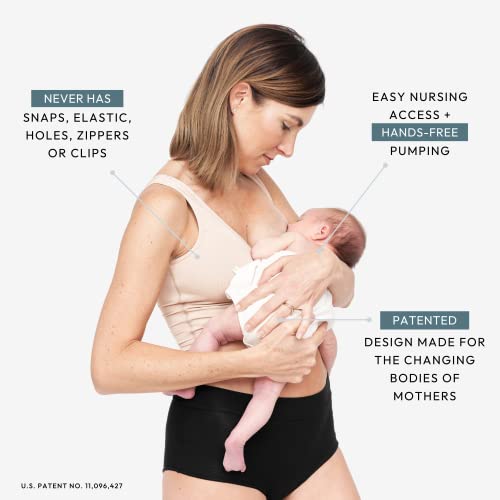 Larken X Sand and Black Pumping Bra - Small