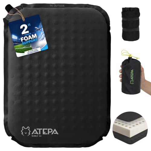 ATEPA Inflatable Seat Cushion - color: 1 Pack - Black