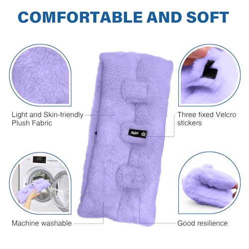 SPRING SEAON Chemo Port Pillow with Hot Cold Pack Pocket, Washable - color: Purple