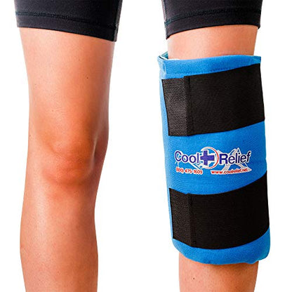 CoolRelief FlexGel - Versatile Gel Ice Pack Wrap for Knee, Shoulder, and Hip - Medical Grade Reusable - Advanced Cold Therapy (11" x 12" - Single Pack)
