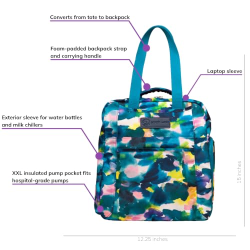 Sarah Wells Kelly Breast Pump Backpack Aquarelle - color: Watercolor
