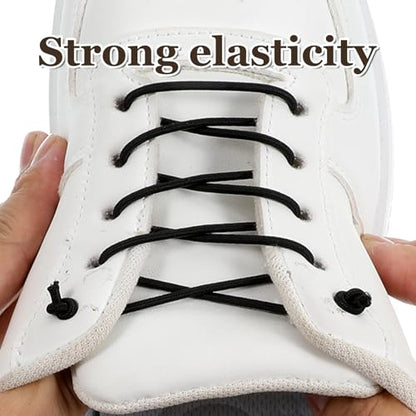 4 Pair Stretch Oval String Replacement Elastic Shoe Lace 39 Inche
