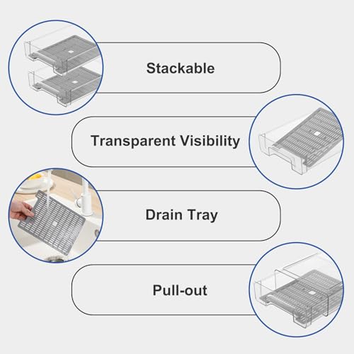 Refrigerator Organizers and Storage Drawers (Complete Set)