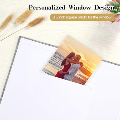 Mublalbum 8.5x11 Inch 3 Ring DIY Scrapbook Photo Album 80 Pages,Black - color: Black