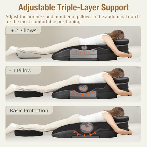 Vekkia Pregnancy Massage Cushion & Headrest - Release Lower Back Pain
