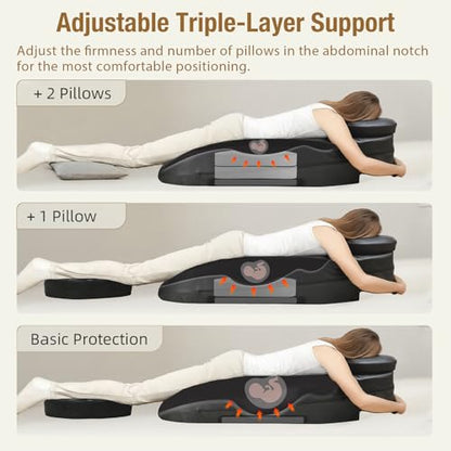 Vekkia Pregnancy Massage Cushion & Headrest - Release Lower Back Pain
