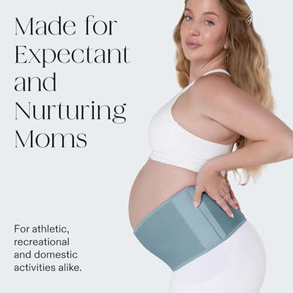 Bala Belly Bands for Pregnant Women, Breathable Mesh Maternity Belt - color: Sea