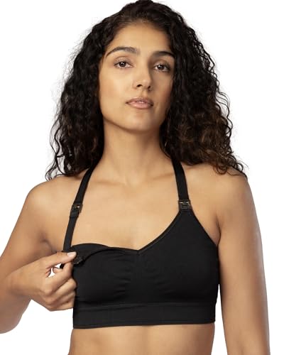 Fruit of the Loom Women's Wireless Nursing Support Bra - color: Black Hue, size: X-Large