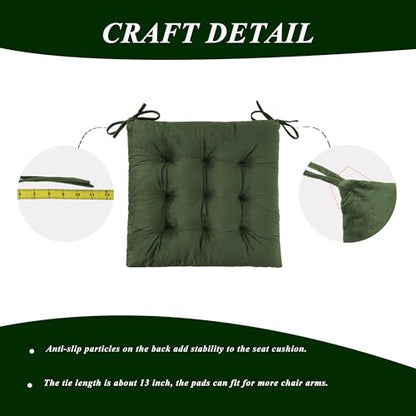 Rocking Chair Cushions High Back and Seat Cushion Green - color: Green