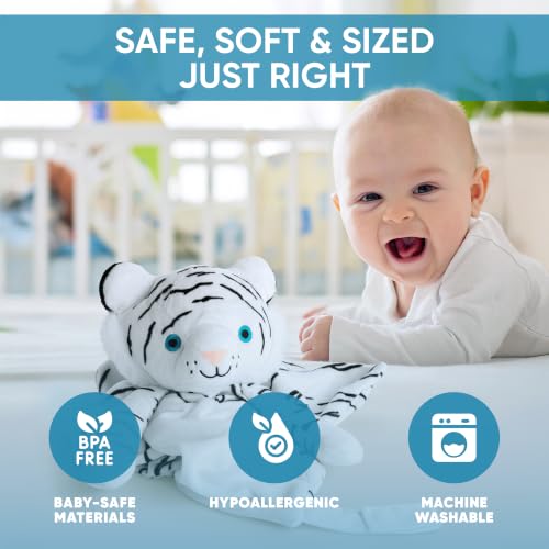 Love By Emi White Noise, Lullaby Stuffed Animal Lovey - Gift Essentials - color: White