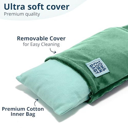 Mini Microwave Heating Pad and Cold Pack, Cold Hands, Neck and Wrists 4x8in - color: Morning Dew