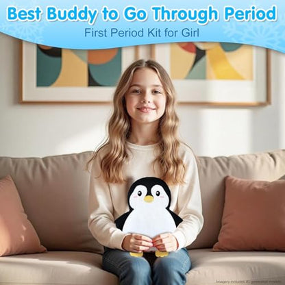 SuzziPad Penguin Microwavable Heating Pad Plush, 8.3" X 10.6", 1.5 Lb - style: Penguin