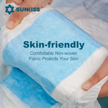 SUNKISS TrustPlus Overnight Adult Diapers with Tabs, Unisex, L, 12 Count - size: Large, style: Pack of 12