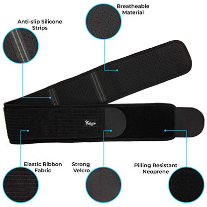 Posture Magic Sacroiliac SI Joint Support Belt for Women and Men - Reduce Sciatic, Pelvic, Lower Back and Leg Pain - Stabilize SI Joint (Regular (Hip Size 30-45")) - style: Regular (Hip Size 30-45")