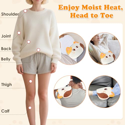 SuzziPad Orange Cat Microwavable Hand Muff for Muscle Tension and Cold Day - style: Cat