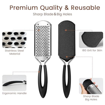 Colossal Foot Rasp Scraper - Callus Remover Detachable Big Hole - size: 1 Count (Pack of 1), style: Big Hole