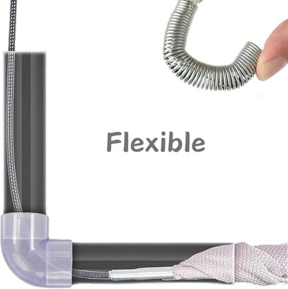 61-Inch Flexible Drain Snake with 4-Claw Grabber for Sink, Shower & Tub - style: 61 IN