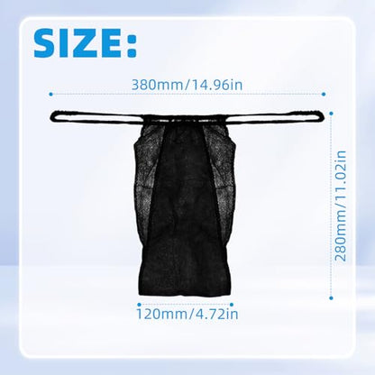 Flylin 50 Pcs Disposable Panties for Women, Non-Woven Thickened Underwear