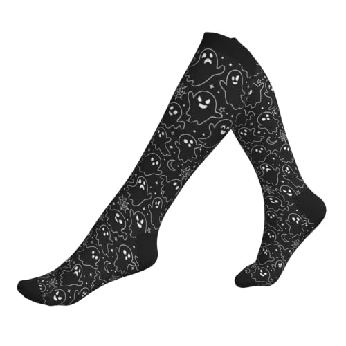 Compression Socks Women and Men 15-20mmHg-Circulation Support Socks for Athletic Running Cycling - color: Ghost