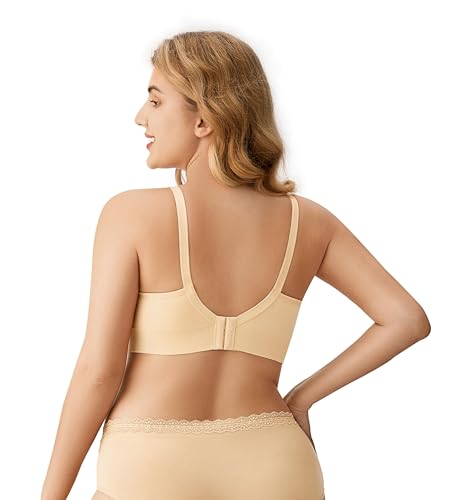 HBselect Women Maternity Bras 5 Pack Nursing Bras for Breastfeeding - color: 5pack(white/Nude/Grey/Black/Black), size: Medium
