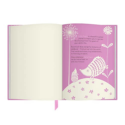 Early Years: A Guided Keepsake Journal | First Five Years Memory Book | Pink