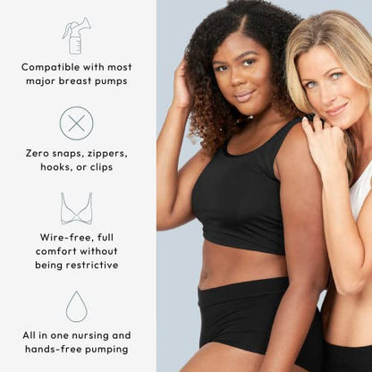 Larken X Sand and Black Pumping Bra - Medium