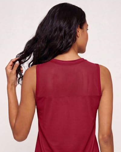 5 Pack Women's Dry Fit Tank Tops Sleeveless Racerback Athletic Workout - color: Set 6, size: Small