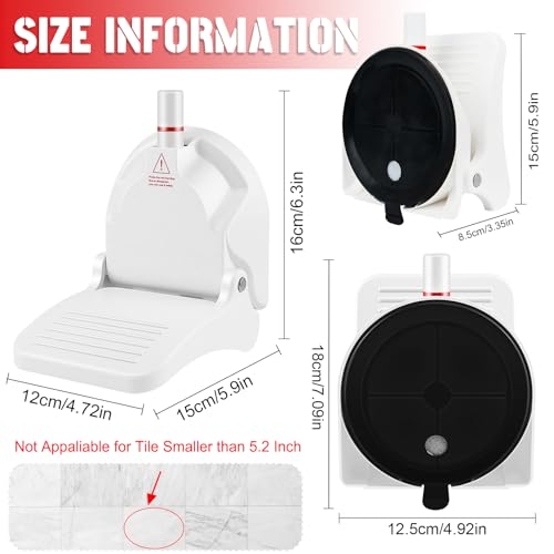 Shower Step for Shaving Legs with Powerful Suction Cups, Shower Foot Rest