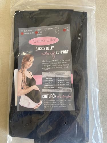 GABRIALLA Pregnancy Belly Band, Made in USA Maternity Support Belt
