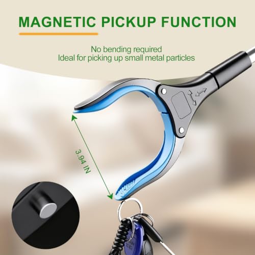 43"+36" Long Grabber Reacher Tool for Seniors &12" Mini Iron Grabber - color: 43"+36"+12"
