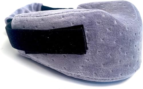Glide Gear Pillow Neck Chin Support for CPAP Sleep Apnea Stop Snoring Travel Sleep Cushion - Grey - color: Grey