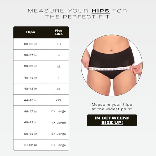 Bambody Period Underwear for Women Absorbent Period Panties Bamboo Rayon - size: Small