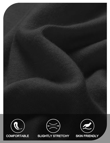 MEROKEETY Women's Summer Casual Tshirt Dress Short Sleeve Maxi Long Dresses - color: Black, size: Small