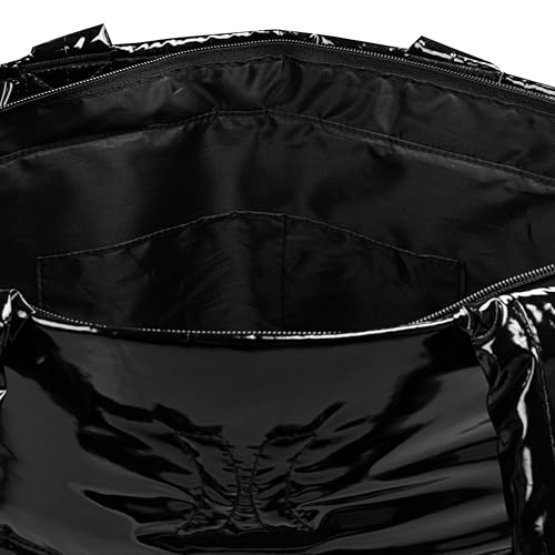 Hurley Tote Bag - color: Metallic Black