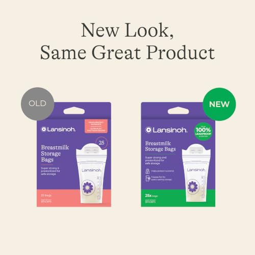Lansinoh Breastmilk Storage Bags, 6 Ounce, 75 Count - size: 75 Count, style: 6oz