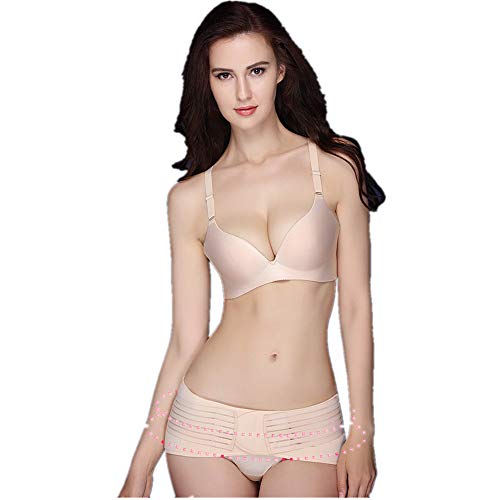 Pelvic Recovery Belt, Women Postpartum Support Band, Nude, Large