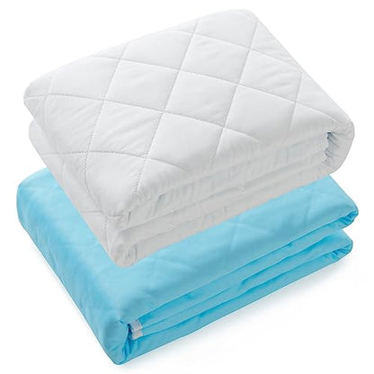44"x52" Washable Waterproof Bed Pads, 2 Pack, Incontinence Bed Pads - size: 44 x 52 inches (Pack of 2)